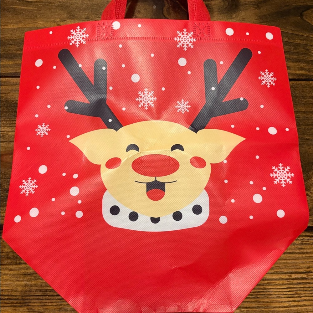 Red Reindeer Tote Bag